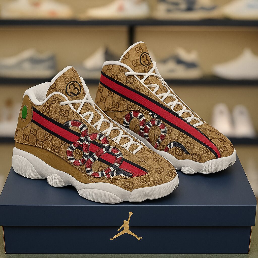 Gucci | Luxury Air Jordan 13 Sneaker TD32