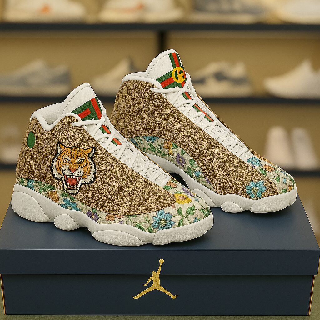 Gucci | Luxury Air Jordan 13 Sneaker TD35