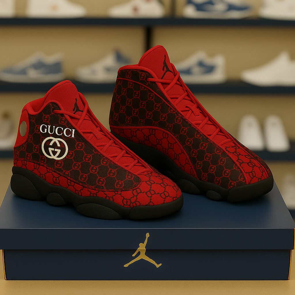 Gucci | Luxury Air Jordan 13 Sneaker TD44
