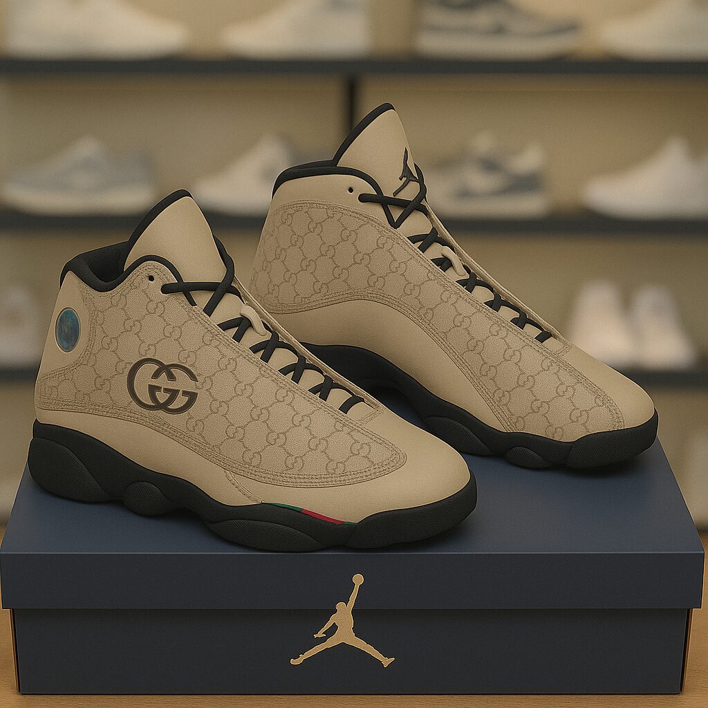 Gucci | Luxury Air Jordan 13 Sneaker TD49