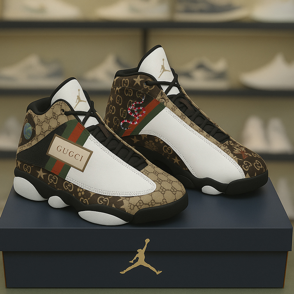 Gucci | Luxury Air Jordan 13 Sneaker TD57