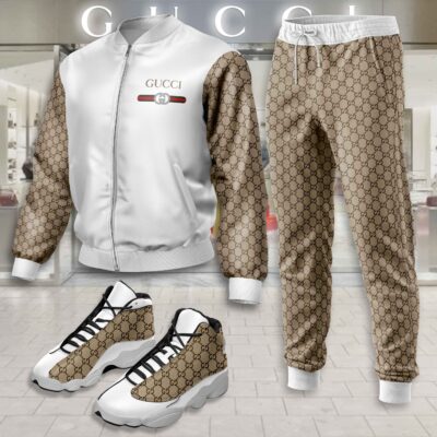 Gucci | Limited Edition Winter Tracksuits Match AJ 13 Sneaker TD24