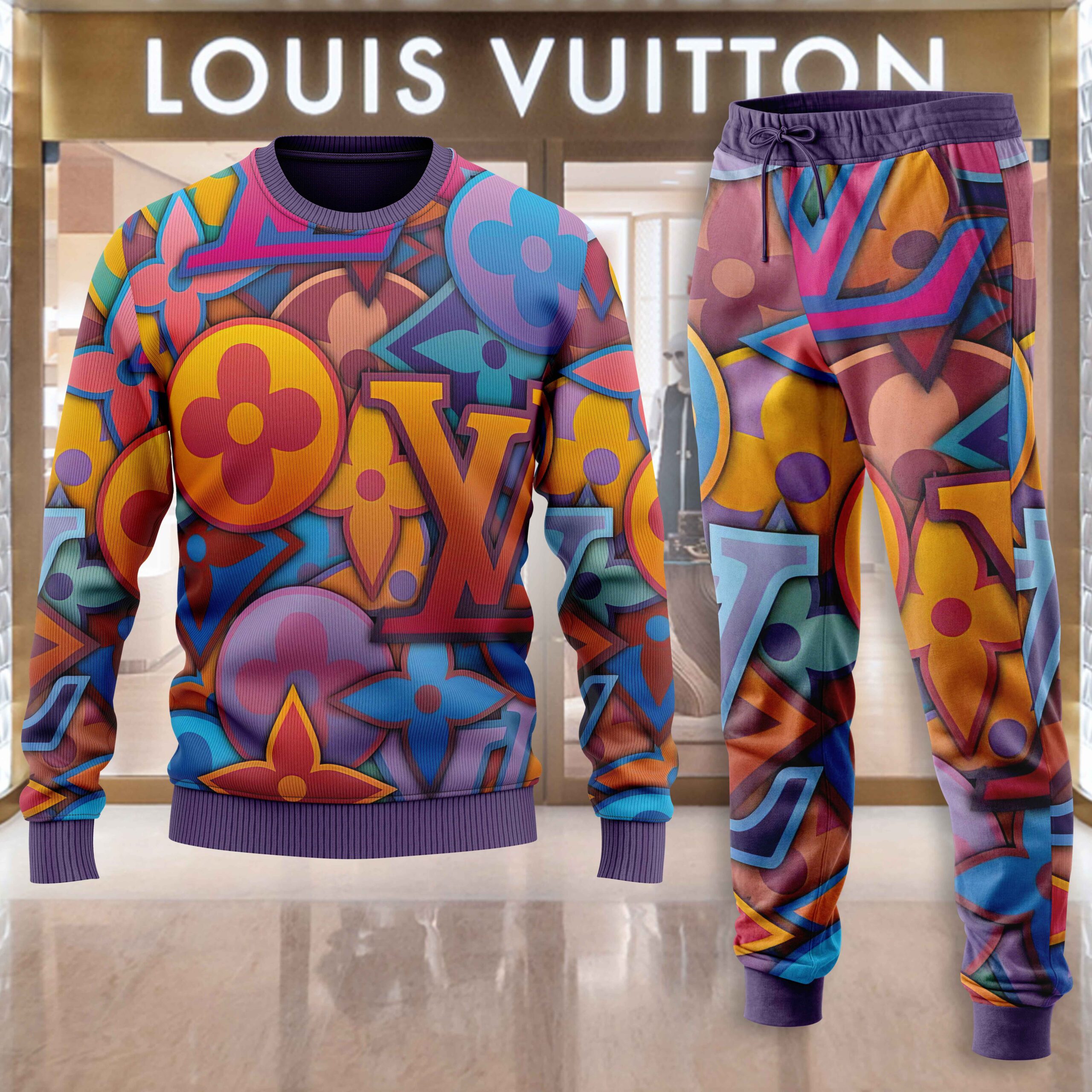 Louis Vuitton | Luxury Sweater and Pants TD2