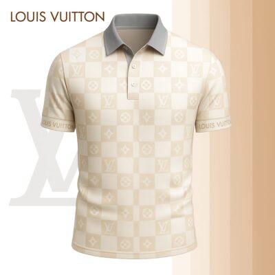 Louis Vuitton | High Quality Printed Men Polo-Shirt TD34