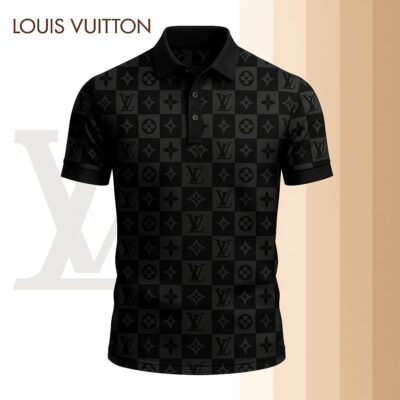 Louis Vuitton | High Quality Printed Men Polo-Shirt TD93