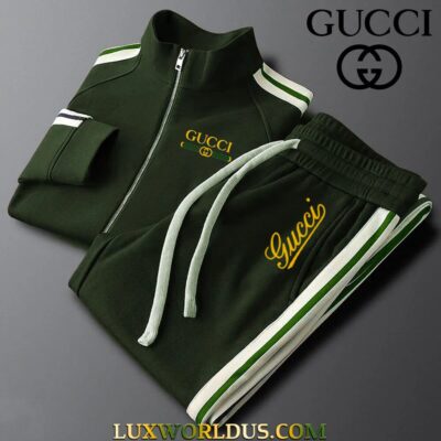 GUCCI | Premium Stand Collar Jacket & Pants Set 2025 TD24