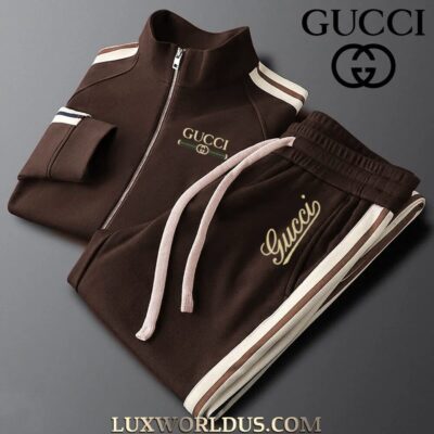 GUCCI | Premium Stand Collar Jacket & Pants Set 2025 TD26