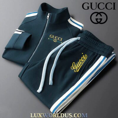 GUCCI | Premium Stand Collar Jacket & Pants Set 2025 TD30