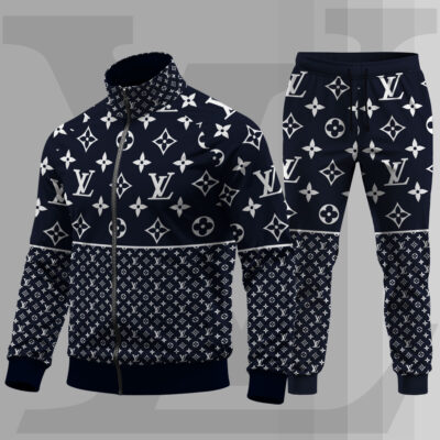 Louis Vuitton | New Released High Quality Stand Collar Jacket and Sweatpants Set TD4