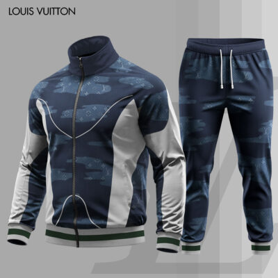 Louis Vuitton | New Released High Quality Stand Collar Jacket and Sweatpants Set TD10