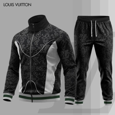Louis Vuitton | New Released High Quality Stand Collar Jacket and Sweatpants Set TD13