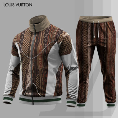 Louis Vuitton | New Released High Quality Stand Collar Jacket and Sweatpants Set TD16