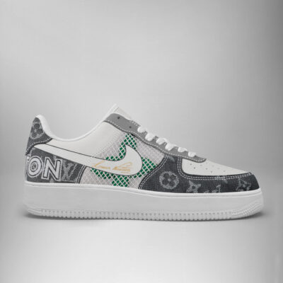 Louis Vuitton | Luxury Brand AF1 Sneakers with embossed logo TD12