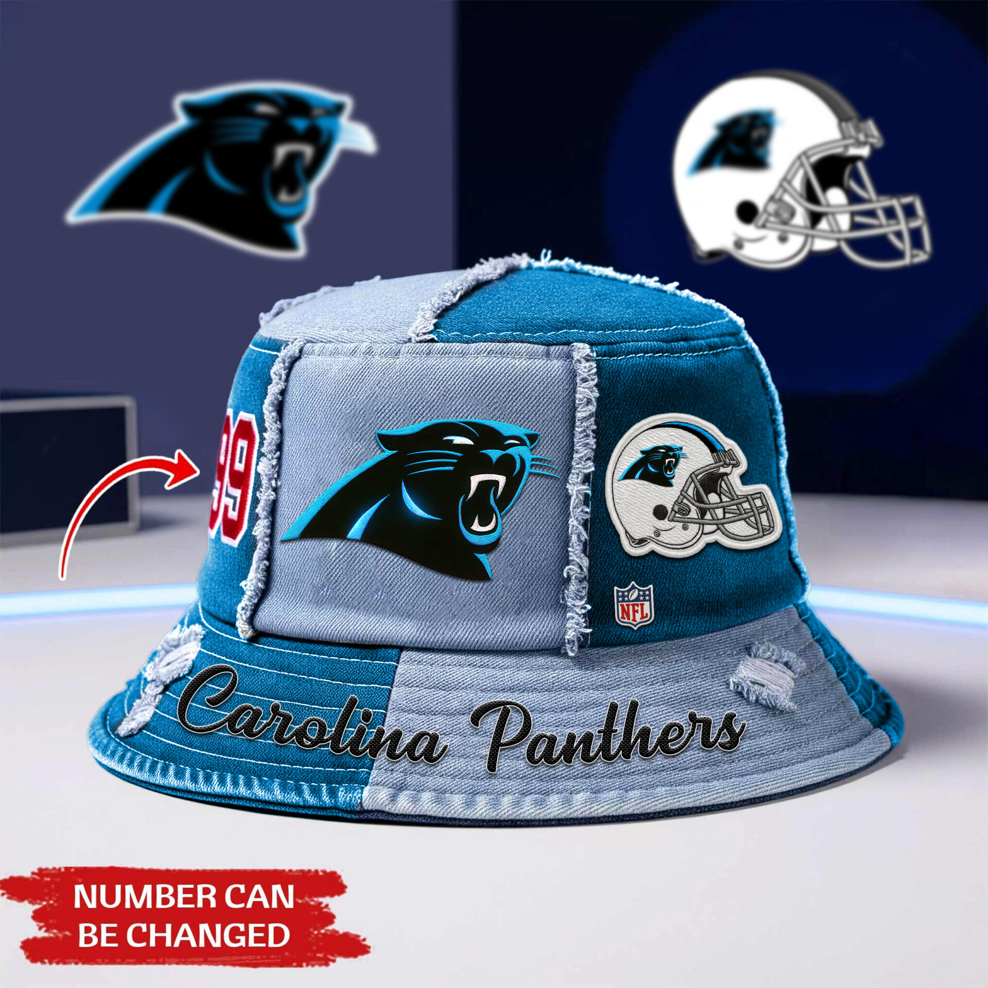 Carolina Panthers | Premium NFL Bucket Hat