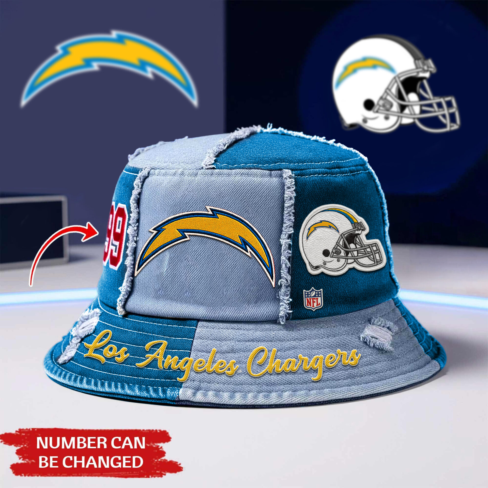 Los Angeles Chargers | Premium NFL Bucket Hat