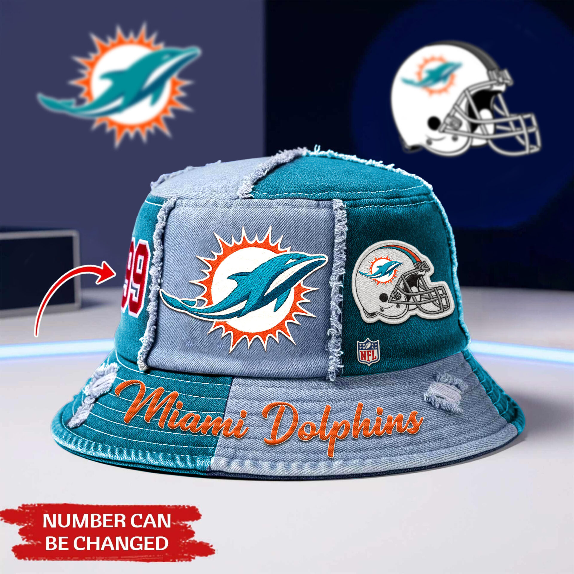 Miami Dolphins | Premium NFL Bucket Hat