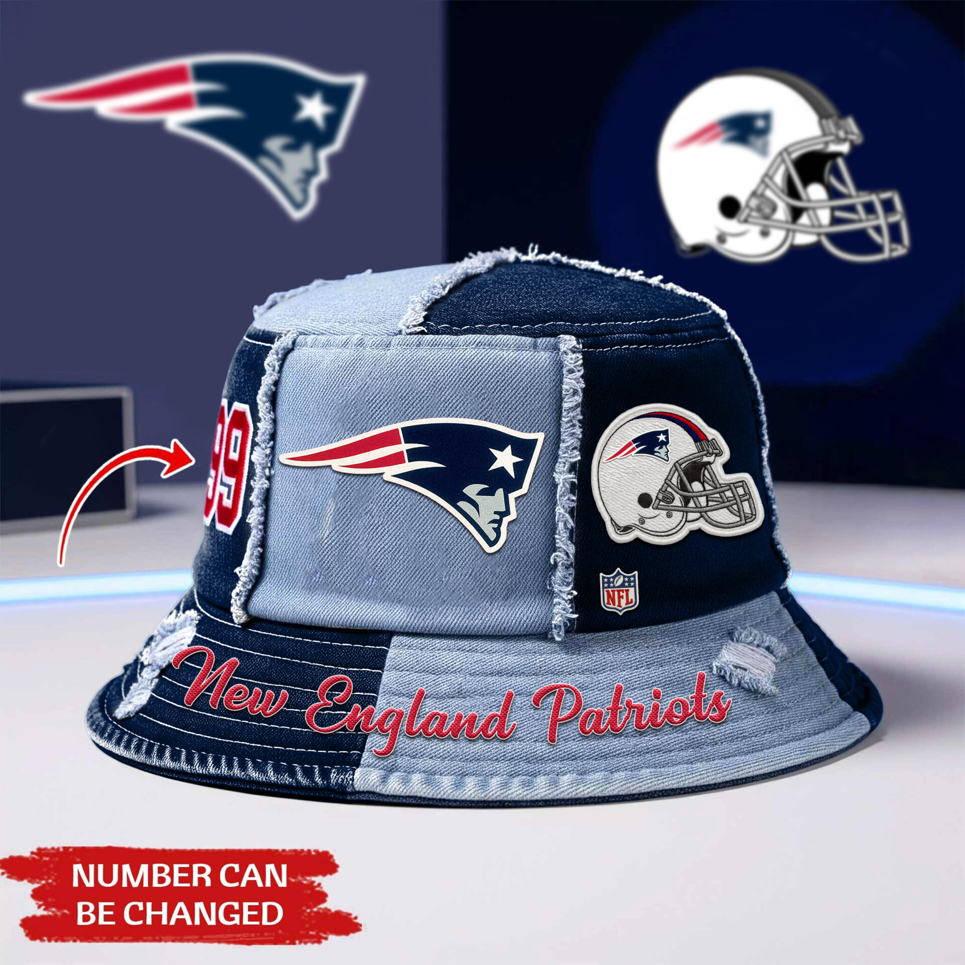 New England Patriots | Premium NFL Bucket Hat