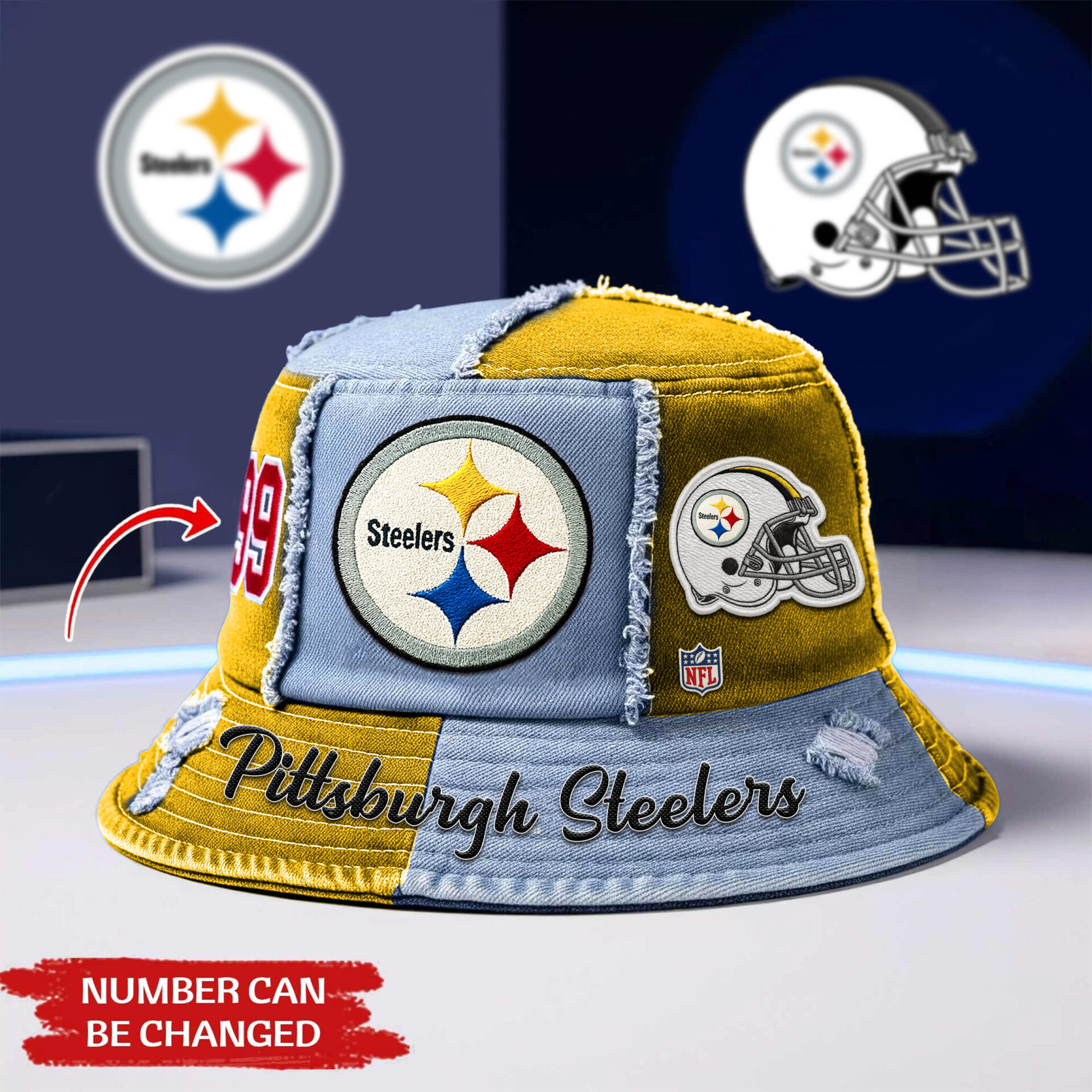 Pittsburgh Steelers | Premium NFL Bucket Hat