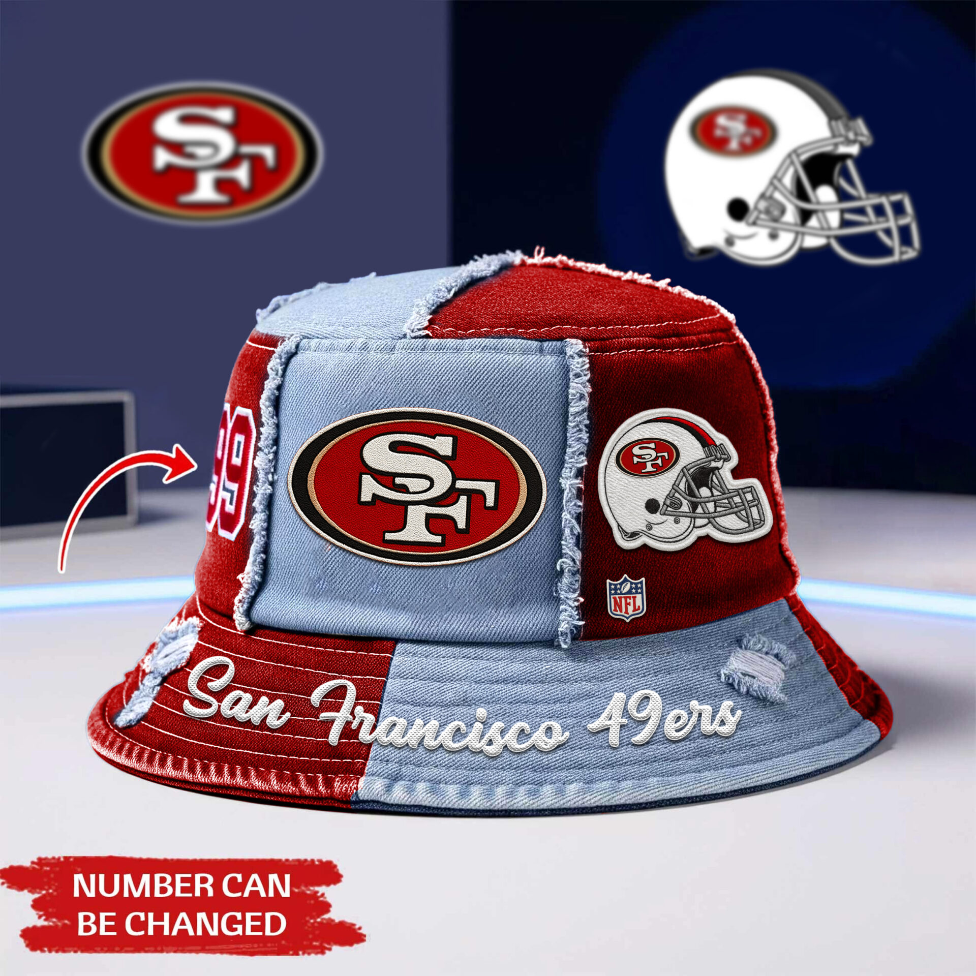 San Francisco 49ers | Premium NFL Bucket Hat
