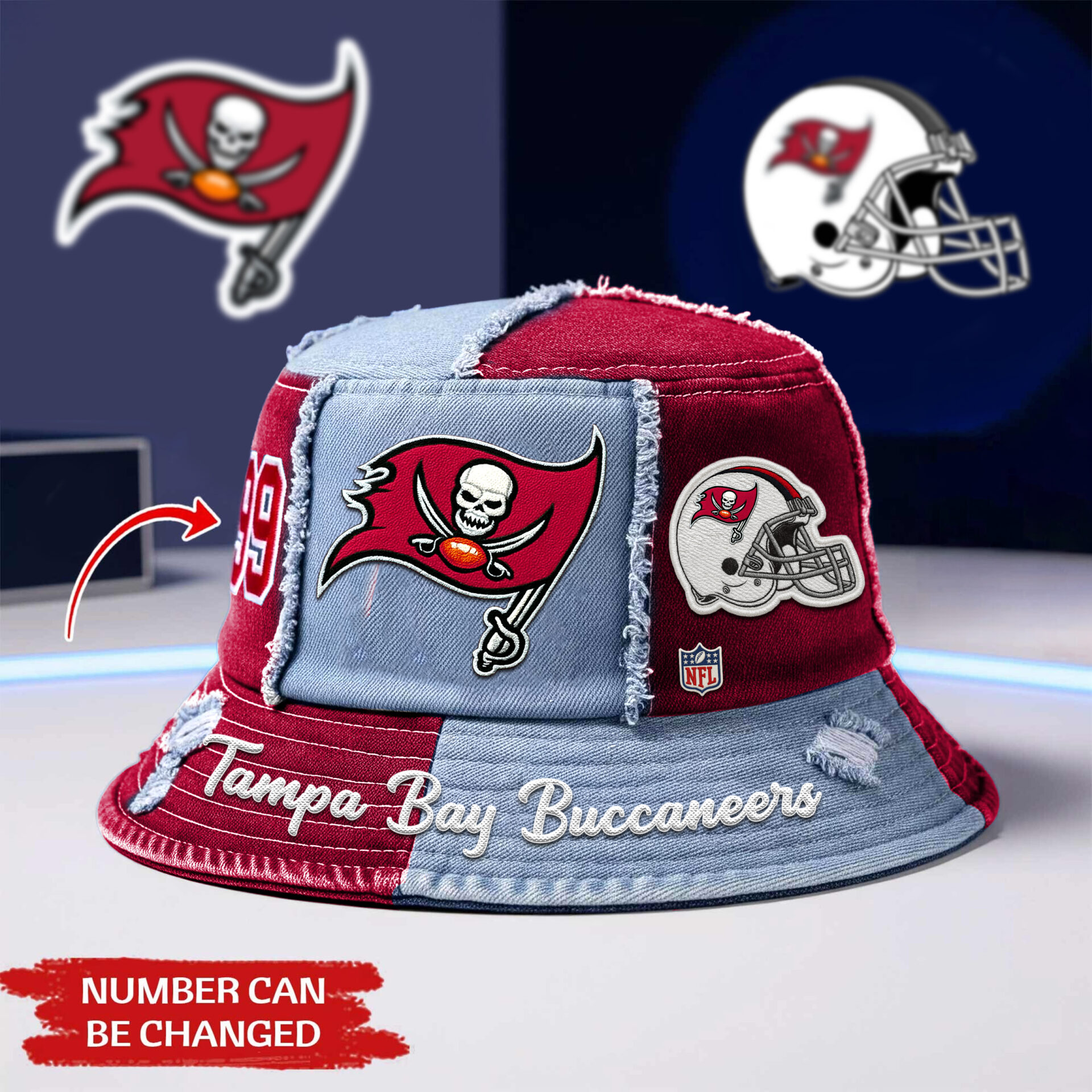 Tampa Bay Buccaneers | Premium NFL Bucket Hat