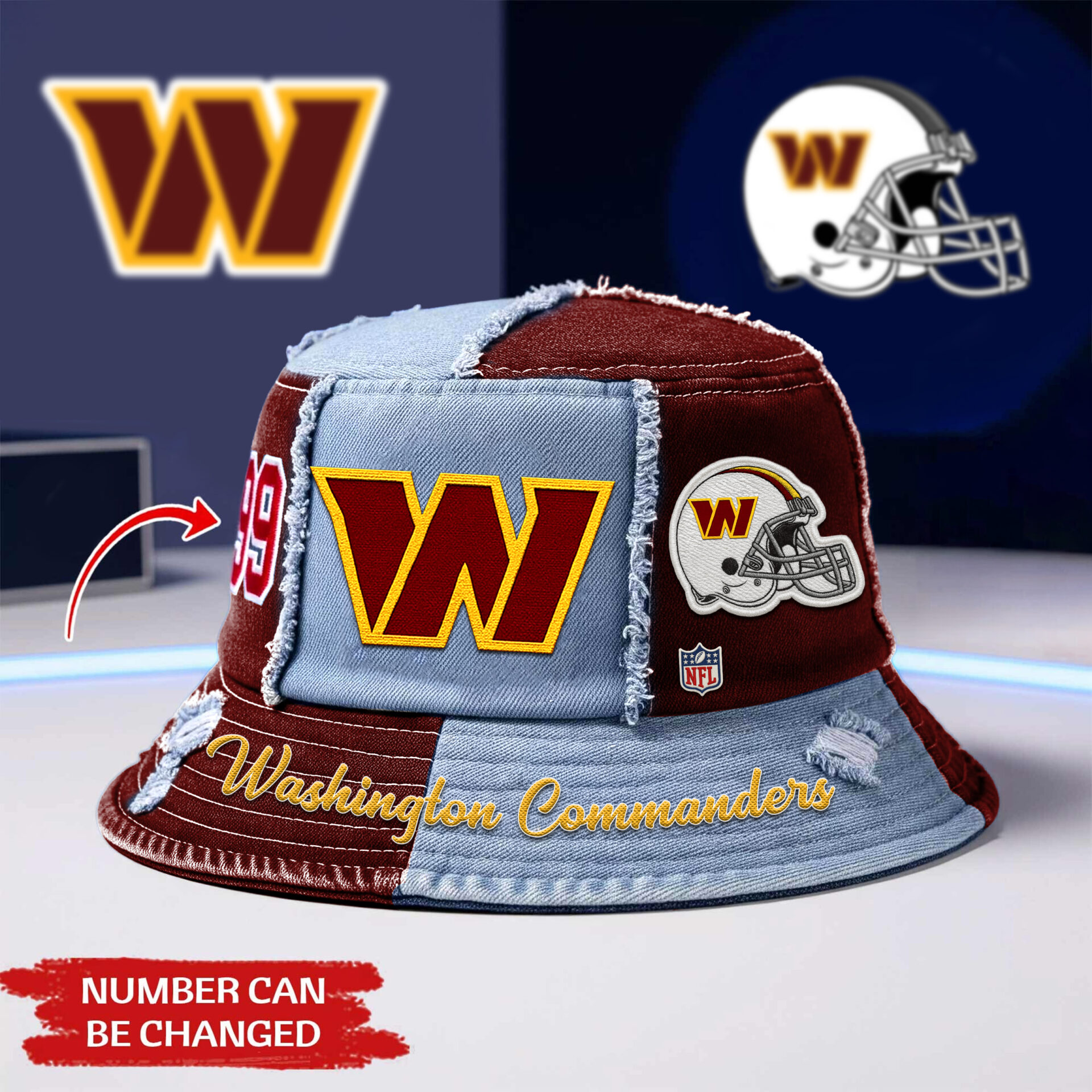 Washington Commanders | Premium NFL Bucket Hat