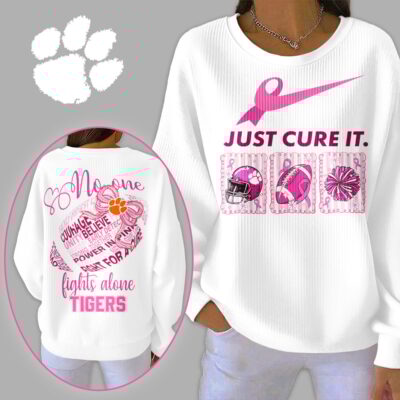 Clemson Tigers | Premium NCAA Breast Cancer Awareness T-Shirt And Sweatshirt