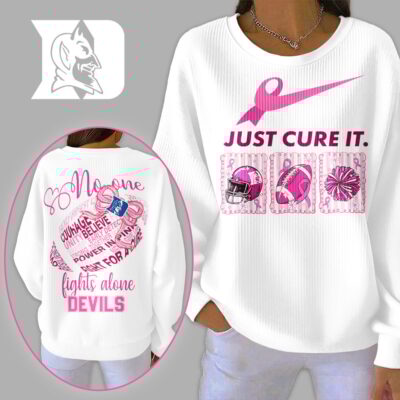 Duke Blue Devils | Premium NCAA Breast Cancer Awareness T-Shirt And Sweatshirt