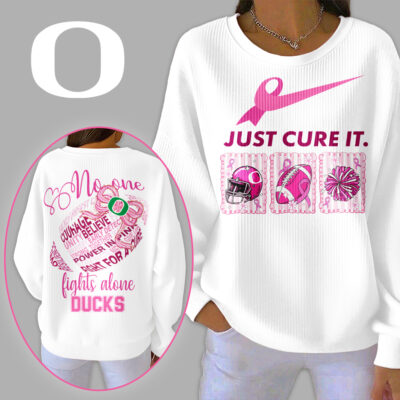 Oregon Ducks | Premium NCAA Breast Cancer Awareness T-Shirt And Sweatshirt
