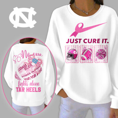 North Carolina Tar Heels | Premium NCAA Breast Cancer Awareness T-Shirt And Sweatshirt