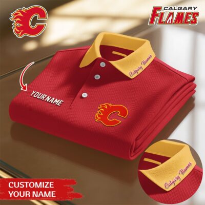 Calgary Flames | Premium NHL Polo Shirt