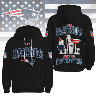 New England Patriots | Premium NFL Bartender Fan Hoodie