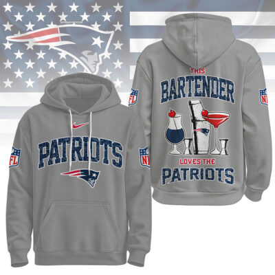New England Patriots | Premium NFL Bartender Fan Hoodie