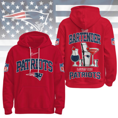 New England Patriots | Premium NFL Bartender Fan Hoodie
