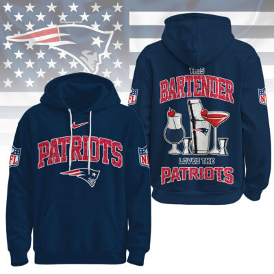New England Patriots | Premium NFL Bartender Fan Hoodie