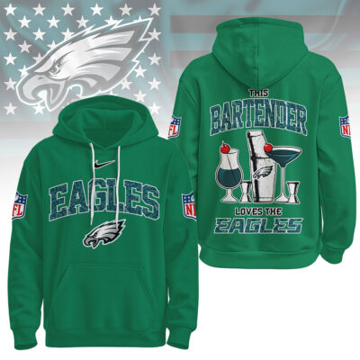 Philadelphia Eagles | Premium NFL Bartender Fan Hoodie
