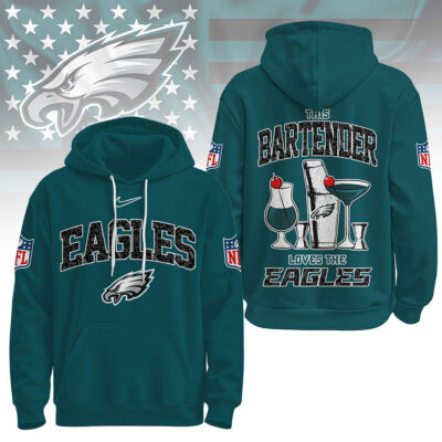 Philadelphia Eagles | Premium NFL Bartender Fan Hoodie