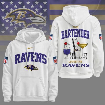 Baltimore Ravens | Premium NFL Bartender Fan Hoodie