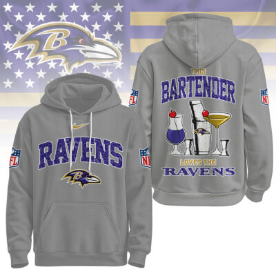 Baltimore Ravens | Premium NFL Bartender Fan Hoodie