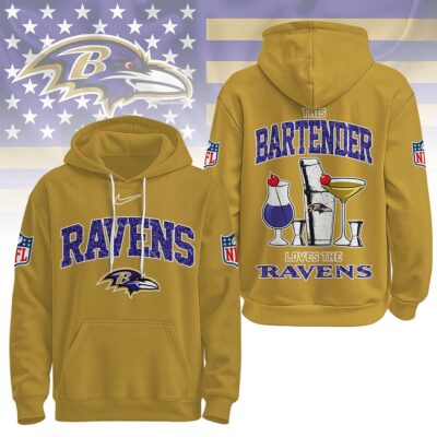 Baltimore Ravens | Premium NFL Bartender Fan Hoodie