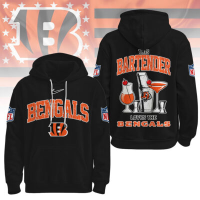 Cincinnati Bengals | Premium NFL Bartender Fan Hoodie