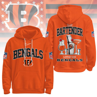 Cincinnati Bengals | Premium NFL Bartender Fan Hoodie
