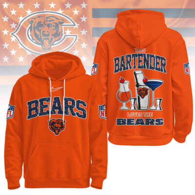 Chicago Bears | Premium NFL Bartender Fan Hoodie