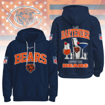 Chicago Bears | Premium NFL Bartender Fan Hoodie