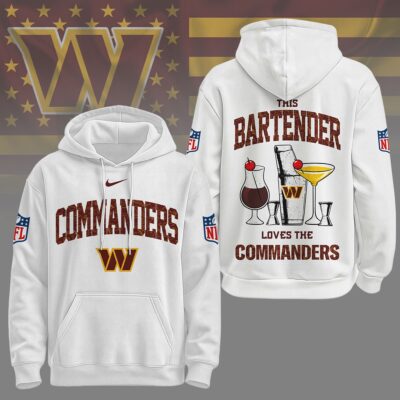 Washington Commanders | Premium NFL Bartender Fan Hoodie