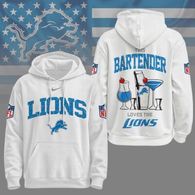 Detroit Lions | Premium NFL Bartender Fan Hoodie