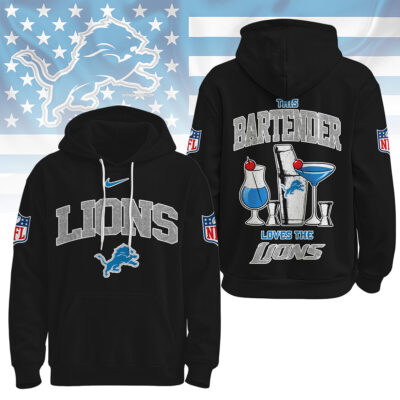 Detroit Lions | Premium NFL Bartender Fan Hoodie