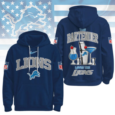 Detroit Lions | Premium NFL Bartender Fan Hoodie