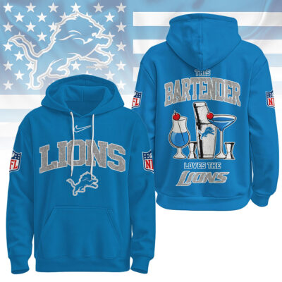 Detroit Lions | Premium NFL Bartender Fan Hoodie