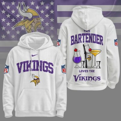 Minnesota Vikings | Premium NFL Bartender Fan Hoodie