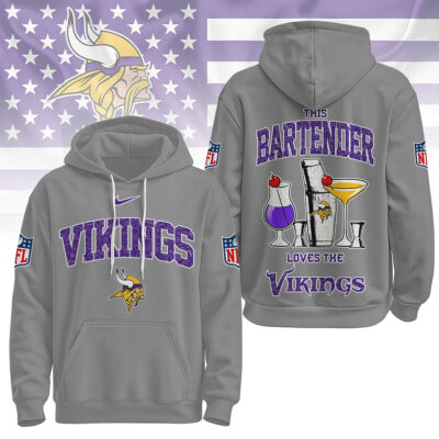 Minnesota Vikings | Premium NFL Bartender Fan Hoodie